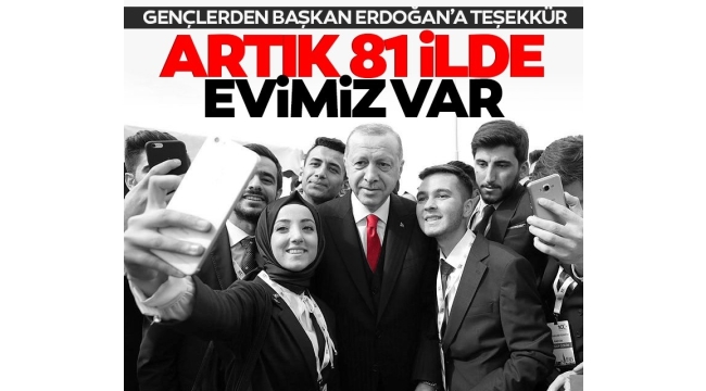 Bu yaz gençlere güzel geçecek! Ücretsiz konaklama için Başkan Erdoğan'a teşekkür