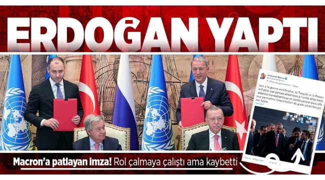 Tahıl krizinin çözümü sonrası dünya liderlerinden Türkiye'ye tebrik mesajı yağdı: Erdoğan'a minnettarız! Macron'u çıldırtacak yorum 