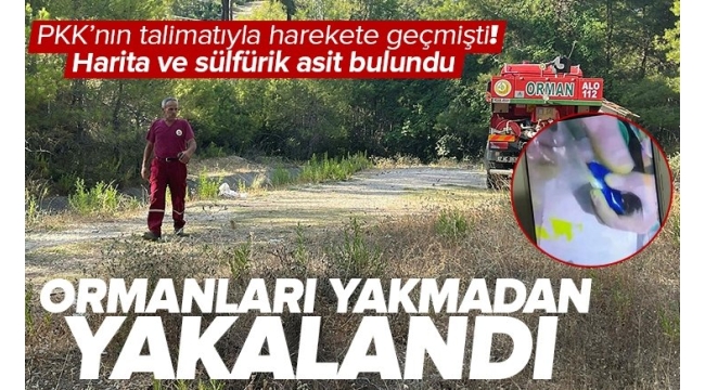 Son dakika: Talimatı PKK'dan almış! Orman yakma hazırlığındaki terörist Antalya'da yakalandı 