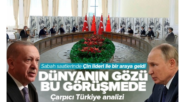 Başkan Erdoğan dünya liderleri ile bir araya geldi: Özbekistan'dan dikkat çeken kareler 
