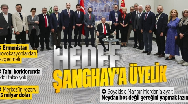 Başkan Recep Tayyip Erdoğan'dan 'Şanghay' çıkışı! Türkiye üye olacak mı? Çok net yanıt... 