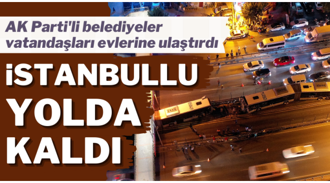 İstanbul'da metrobüsler çarpıştı! Çok sayıda yaralı var... Cumhuriyet Başsavcılığı kazaya ilişkin soruşturma başlattı 