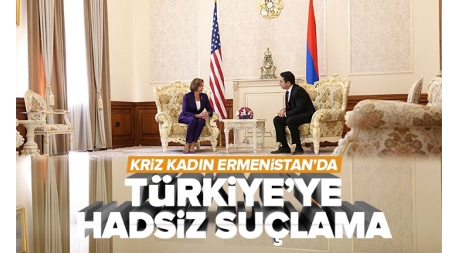 Pelosi'den Ermenistan ziyaretinde skandal sözler: Sorumlu Azerbaycan ve Türkiye 