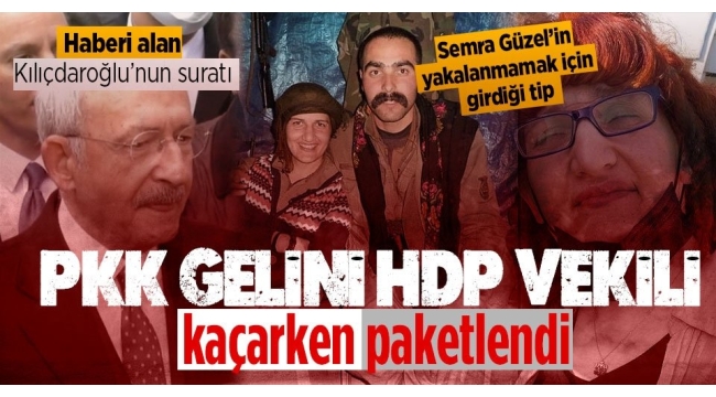 Son dakika: HDP'li Semra Güzel yakalandı... Tanınmamak için kılık değiştirmiş 
