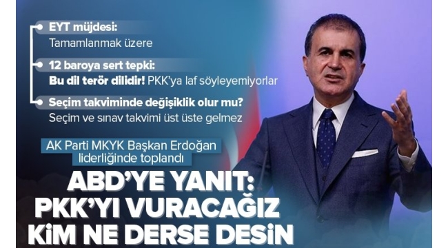 AK Parti Sözcüsü Ömer Çelik'ten Türkiye'nin operasyonuna gelen eleştirilere sert tepki: Türkiye'yi uyarmak ahlaksızlıktır 