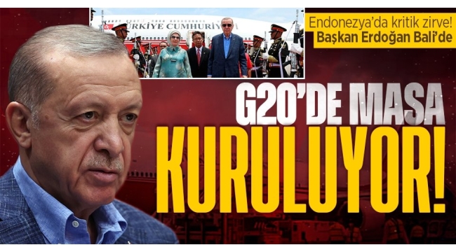 Başkan Recep Tayyip Erdoğan Endonezya'da! 