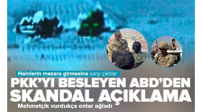 PKK/PYD'nin vurulmasından rahatsız oldular... TSK havadan vurdu ses ABD'den geldi 