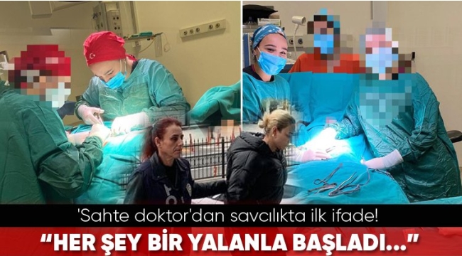 'Sahte doktor' Ayşe Özkiraz'ın ilk ifadesi ortaya çıktı!  Ameliyata girdi, dikiş attı! Yaşı bile yalan 