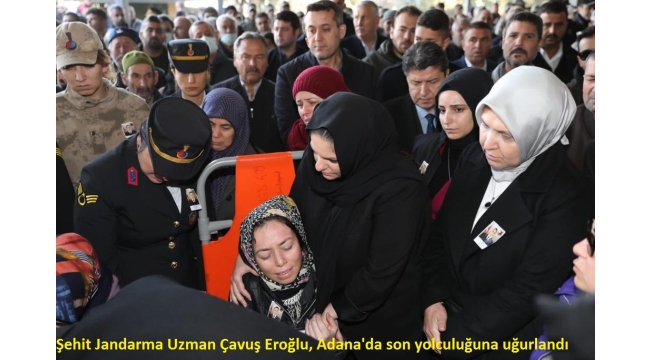 Otobüs kazasında şehit olan Yasin Eroğlu, son yolculuğuna uğurlandı  