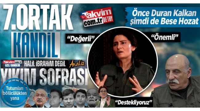 ​​​​​​​7'li Koalisyon adayı Kılıçdaroğlu'na PKK'dan açık destek! "Birlikte güçlü mücadele yürütelim" 