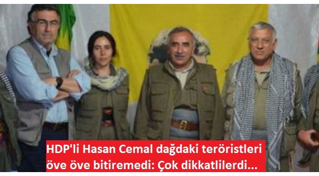 HDP'li Hasan Cemal dağdaki teröristleri öve öve bitiremedi: Çok dikkatlilerdi... 
