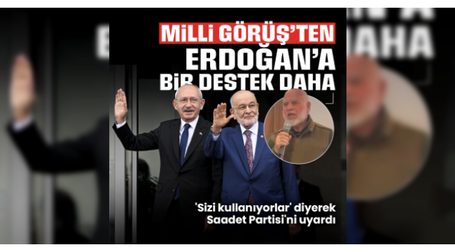 Saadet Partili Mehmet Bingöl A Haber'e konuştu: Başkan Erdoğan yeniden Cumhurbaşkanı seçilmeli! Siyonist oyunlara engel olmalıyız   