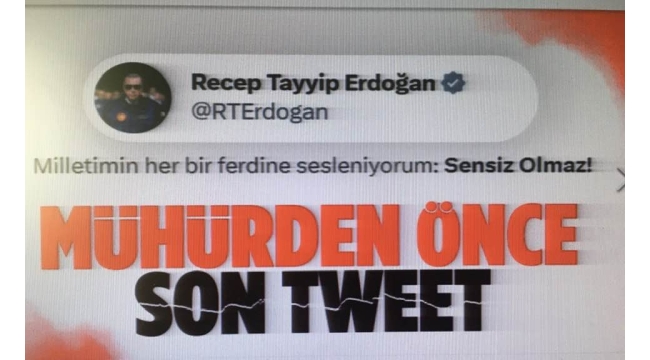 Başkan Erdoğan 'sensiz olmaz' diyerek seslendi: Yarın, Büyük Türkiye Zaferi için hep beraber sandığa gidelim 