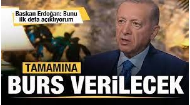 Başkan Recep Tayyip Erdoğan'dan depremzede öğrencilere müjde: Hepsine burs verilecek! Kredi alanlar da bursa dönecek