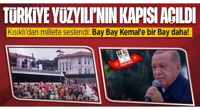 Başkan Recep Tayyip Erdoğan'dan Kısıklı'da flaş açıklamaları! "Kazanan 85 milyon Türkiye'dir" 