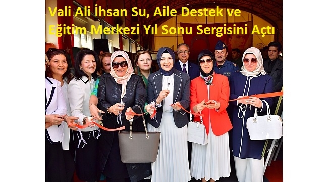 Vali Ali İhsan Su, Aile Destek ve Eğitim Merkezi Yıl Sonu Sergisini Açtı