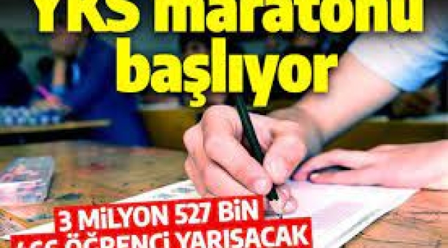 YKS'ye saatler kaldı! 3 milyon 527 bin 466 öğrenci yarışacak 