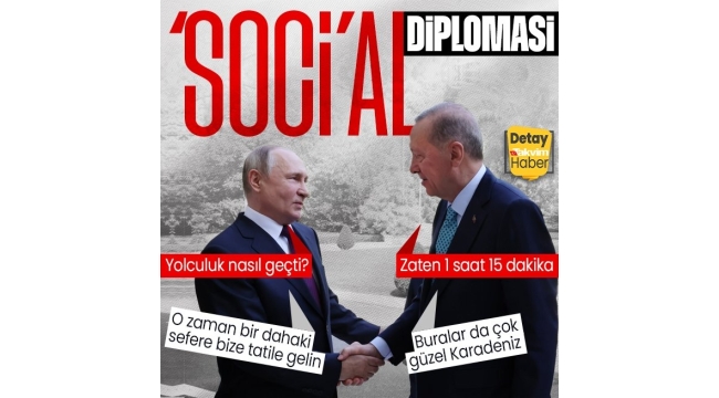 Putin ile Erdoğan samimi anlar: Bir dahaki sefere bize tatile gelin 