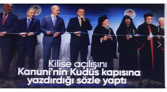 Cumhuriyet tarihinde ilk! Mor Efrem Süryani Kadim Ortodoks Kilisesi Başkan Erdoğan'ın katıldığı törenle açıldı