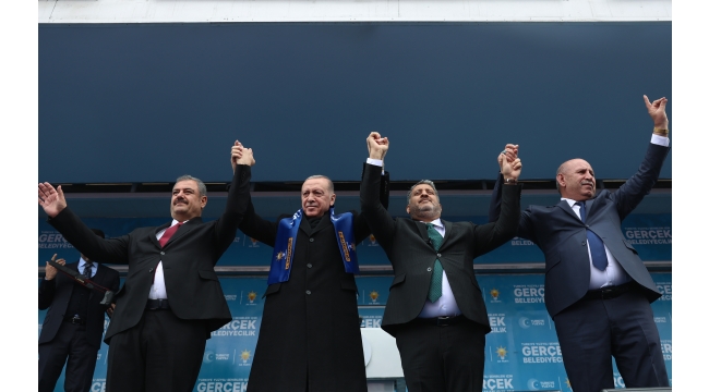 AK Parti Diyarbakır mitingi! Başkan Erdoğan'dan 31 Mart mesajı: Oylarınıza ipotek koymak istiyorlar 