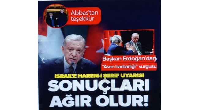 Başkan Erdoğan'dan dikkat çeken 'Garantörlük' mesajı: Netanyahu ve cinayet ortakları her kanın hesabını verecek! 