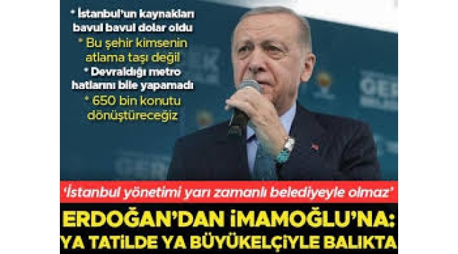 Son dakika: Başkan Erdoğan'dan Sultanbeyli mitinginde önemli açıklamalar