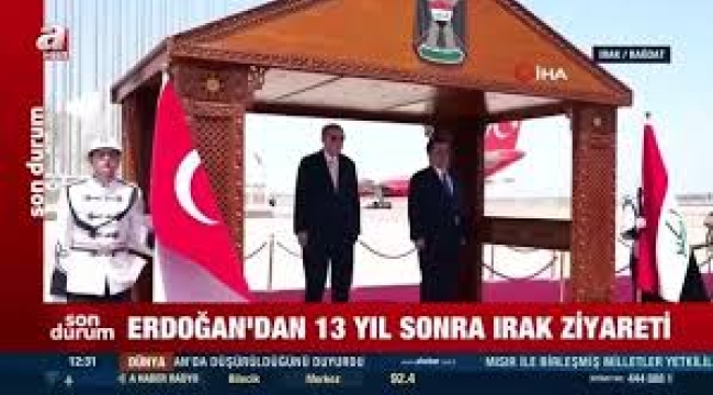  Başkan Erdoğan'dan Irak'a tarihi ziyaret: 13 yıl sonra bir ilk! Yeni dönemin kapılarını aralayacak 