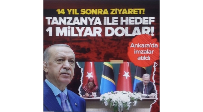 Tanzanya Cumhurbaşkanı Ankara'da! Başkan Erdoğan: Bu ziyaret bir dönüm noktası olacak 