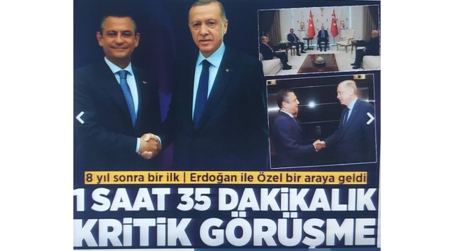 Cumhurbaşkanı Erdoğan ile CHP Genel Başkanı Özgür Özel görüşmesi: Ziyaret olumlu havada gerçekleşti 