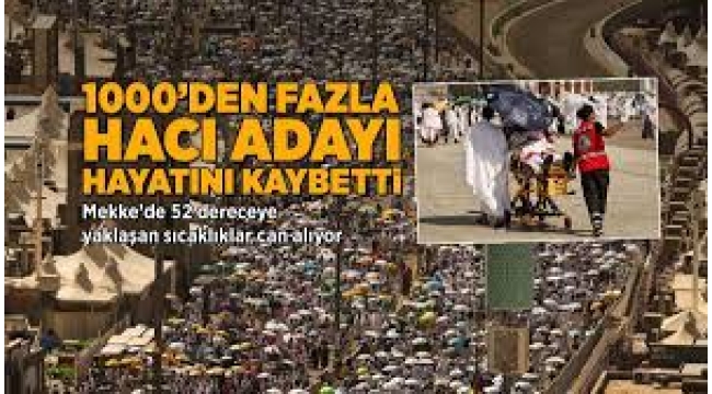 Mekke'de sıcaklık 52 dereceye dayandı... 1000'den fazla hacı adayı hayatını kaybetti!