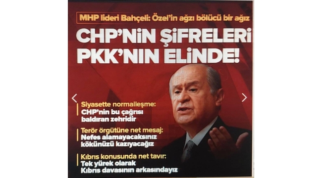 Devlet Bahçeli: Biden'ın gidişi müjde Netanyahu'nun gidişi de ikinci müjde olacak 
