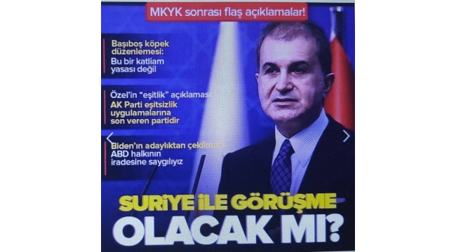 Ömer Çelik'ten 'sokak köpekleri' düzenlemesiyle ilgili açıklama: Katliam yasası değil!