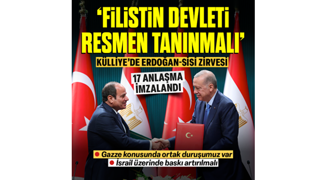 12 yıl sonra bir ilk! Cumhurbaşkanı Erdoğan ve Mısır Cumhurbaşkanı Sisi'den önemli mesajlar