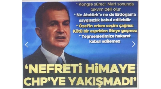 Son dakika: AK Parti Sözcüsü Ömer Çelik: İl kongreleri Aralık-Mart arasında gerçekleştirilecek