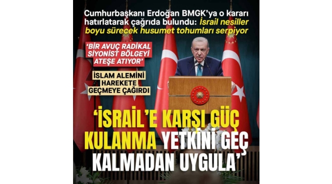 Başkan Erdoğan'dan dünyaya tarihi çağrı: Modern barbarlığa karşı birleşmeliyiz