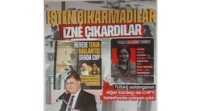 Ağabeyi CHP'li belediyede amir çıkmıştı! TUSAŞ'a saldıran teröristle ilgili flaş detay: Kardeşi de belediye çalışanı çıktı