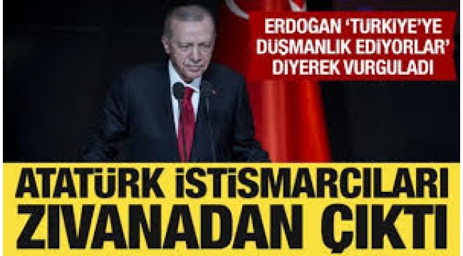 Cumhurbaşkanı Erdoğan'dan önemli açıklamalar: Türkiye gardırop Atatürkçülerden çok çekti