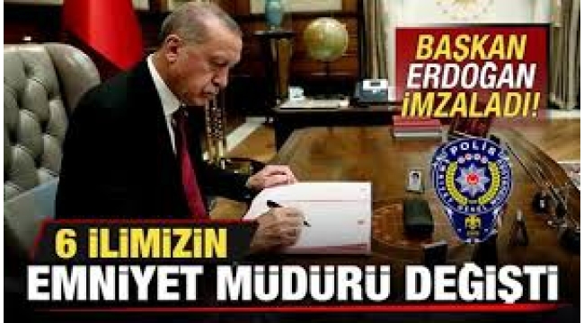 SON DAKİKA | Resmi Gazete'de yayımlandı! İl Emniyet Müdürlüklerine kritik atama