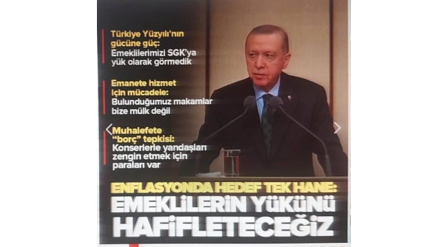 Son dakika... Cumhurbaşkanı Erdoğan: SGK'ya borçlarını ödemiyorlar