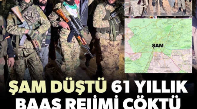 Tarihi Anlar... Suriye'de Baas Rejimi Çöktü: Beşar Esad Suriye'yi Terk Etti! Muhalifler Şam'da...