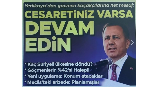 Türkiye'deki Suriyeliler geri dönecek mi? Bakan Yerlikaya rakam verip açıkladı