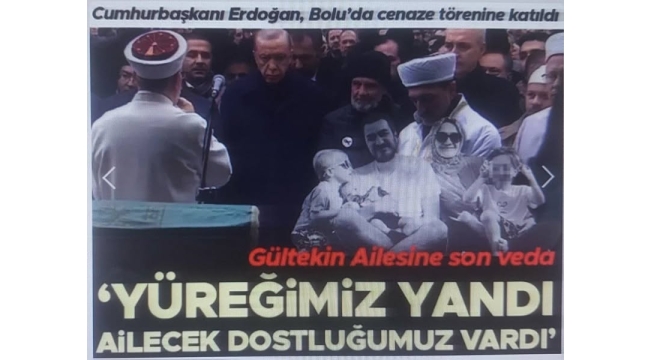 Başkan Erdoğan'dan 8 ferdini kaybeden Gültekin Ailesi'ne taziye ziyareti! Tabutlara omuz verdi: "Yüreğimiz yandı"