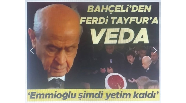 Dünyadan bir Ferdi Baba geçti! Türkiye, Ferdi Tayfur'u son yolculuğuna uğurladı...